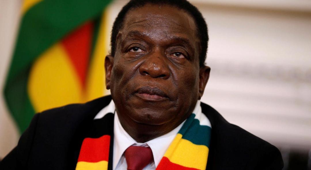 Emmerson Mnangagwa, prés Zimbabwe 