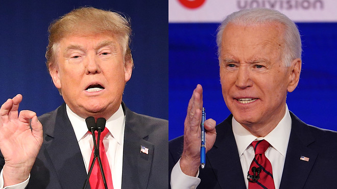 Président Donald Trump et Vice-président Joe Biden 