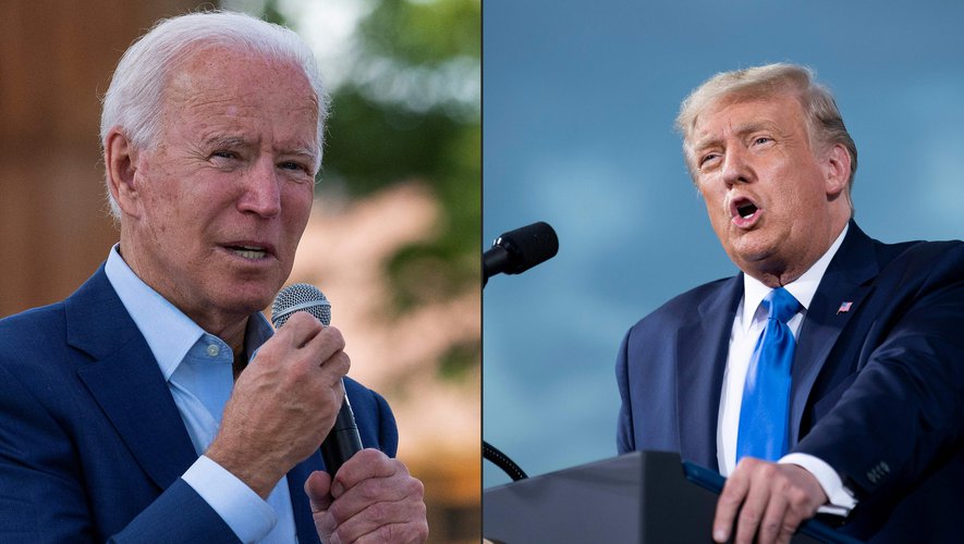 Vice Président joe Biden et Président Donald Trump 