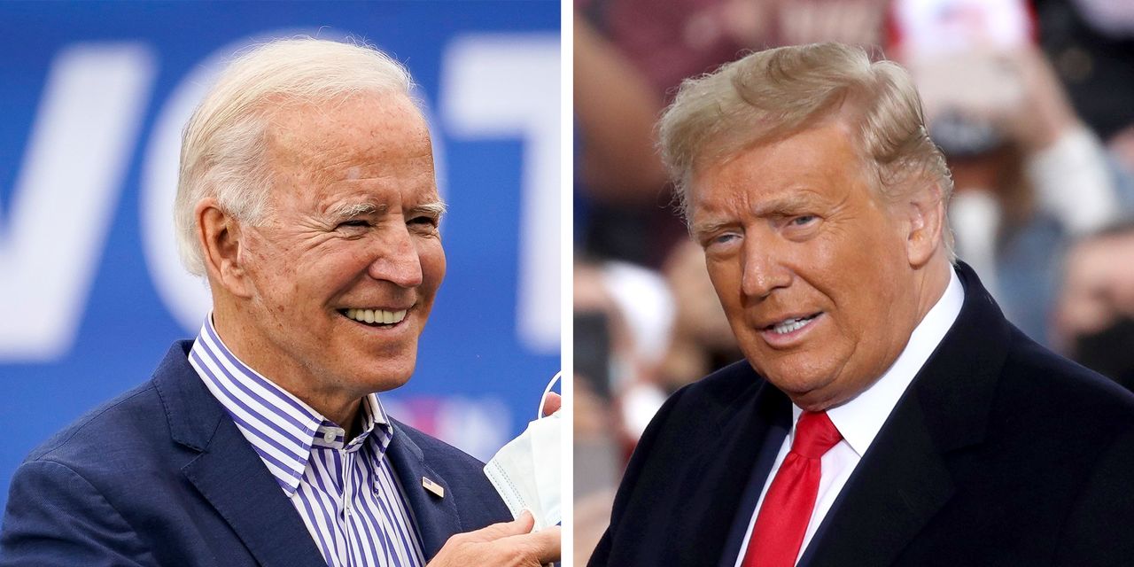 Vice Président joe Biden et Président Donald Trump