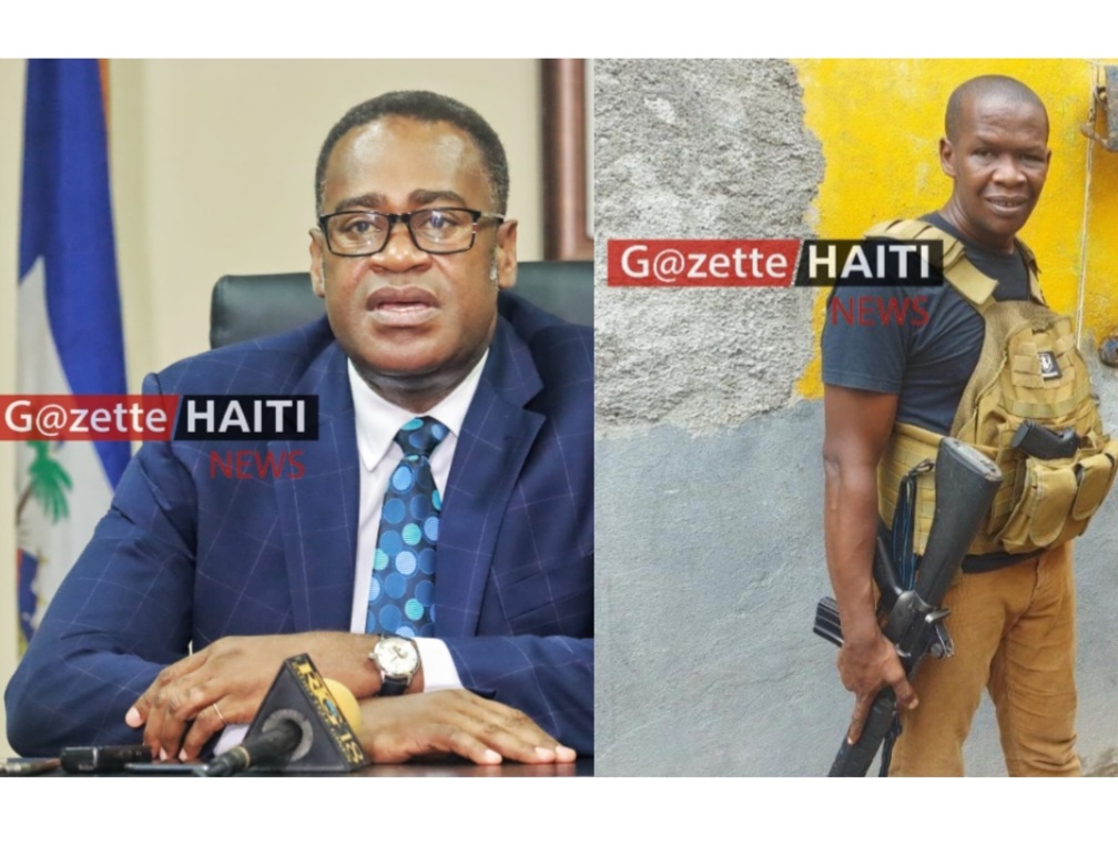 Ministre Bertho Dorcé et Commissaire Muscadin 