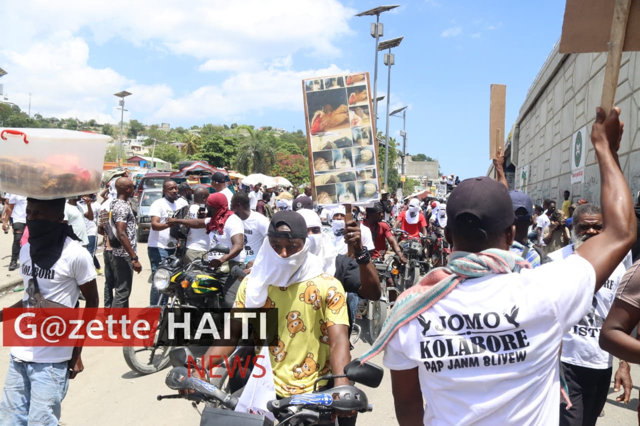 Une vue de la marche à Delmas 