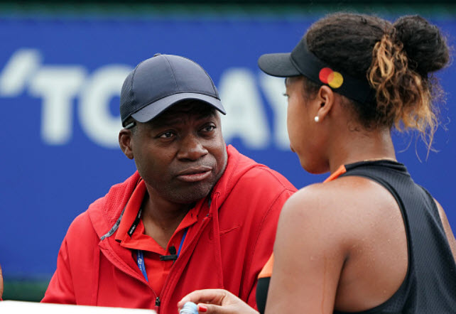 Naomi Osaka et son père Leonard Francois.