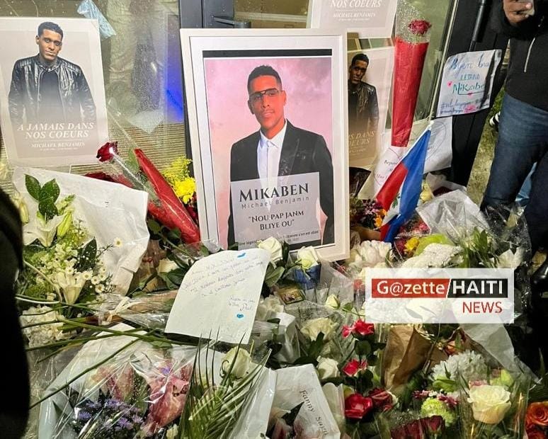 Hommage à Mikaben devant l'Accor Arena 