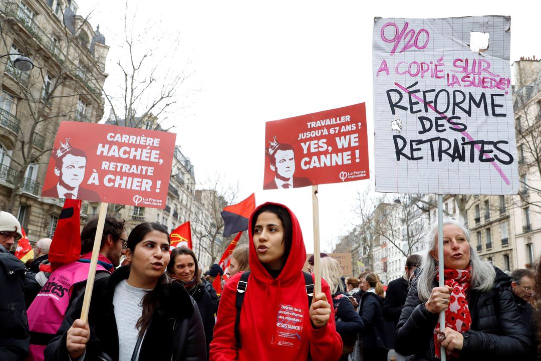 Manif contre la retraite ( archives )