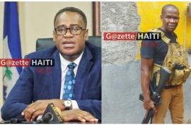 Ministre Bertho Dorcé et Commissaire Muscadin 