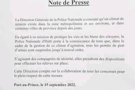 Note la PNH